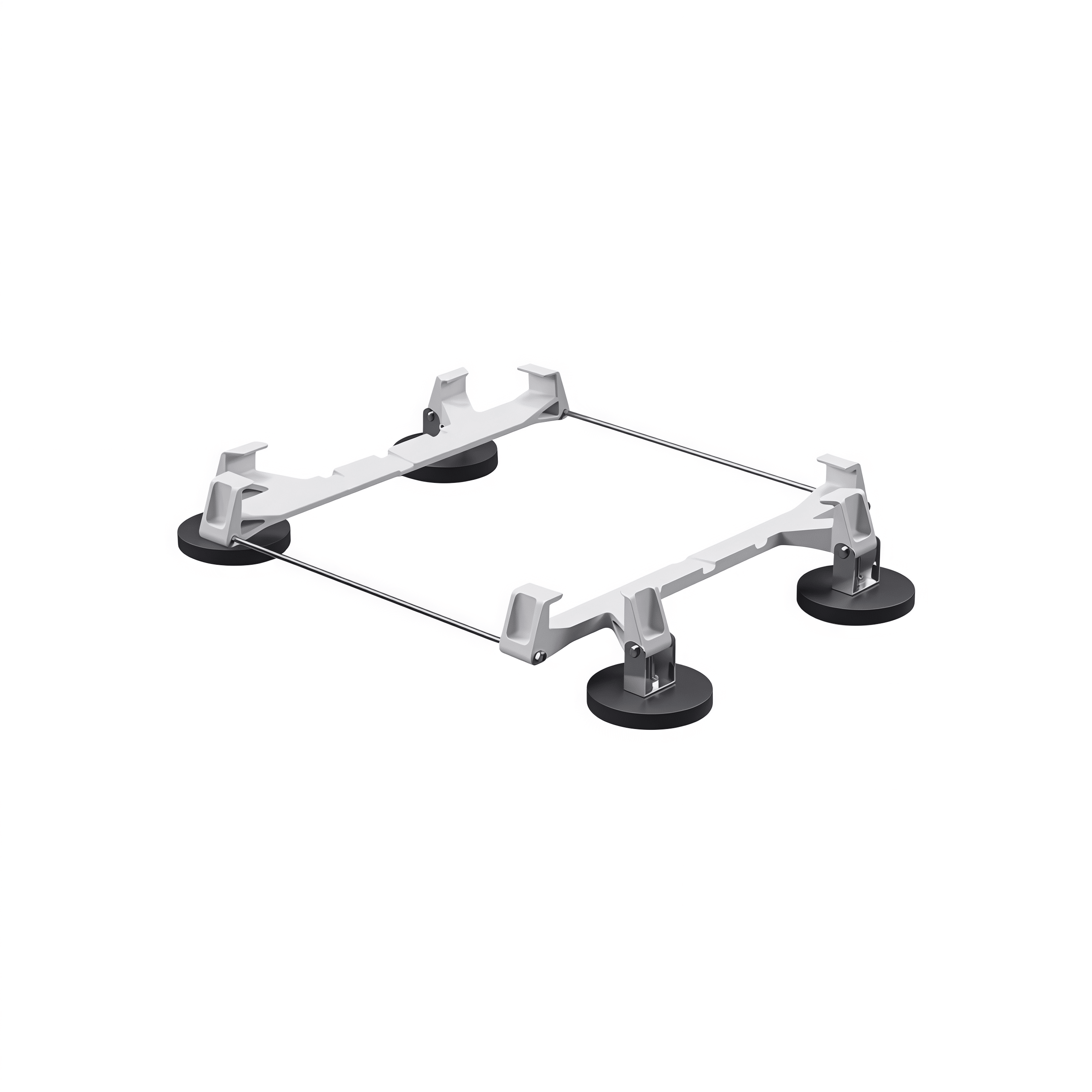 Starlink Mini magnetic mount on white background