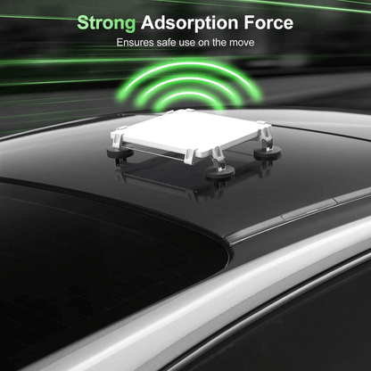 Starlink Mini magnetic mount for secure vehicle rooftop use