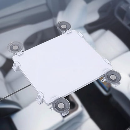 Starlink Mini suction cup mount detail view with support arm